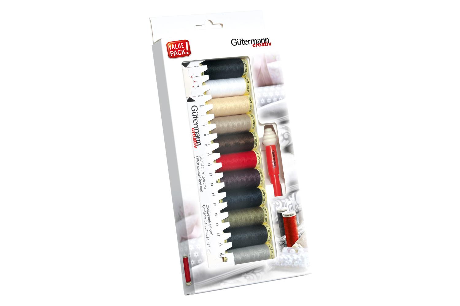 Gutermann Gro-734578 - Tset Sa 11x100m - Thread Set Sew-all