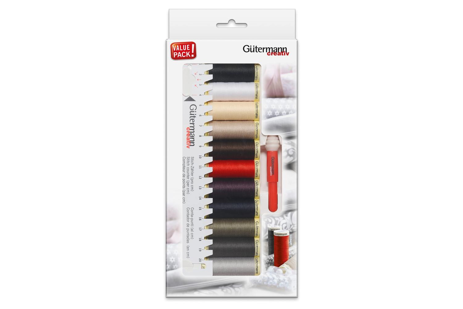 Gutermann Gro-734578 - Tset Sa 11x100m - Thread Set Sew-all-2