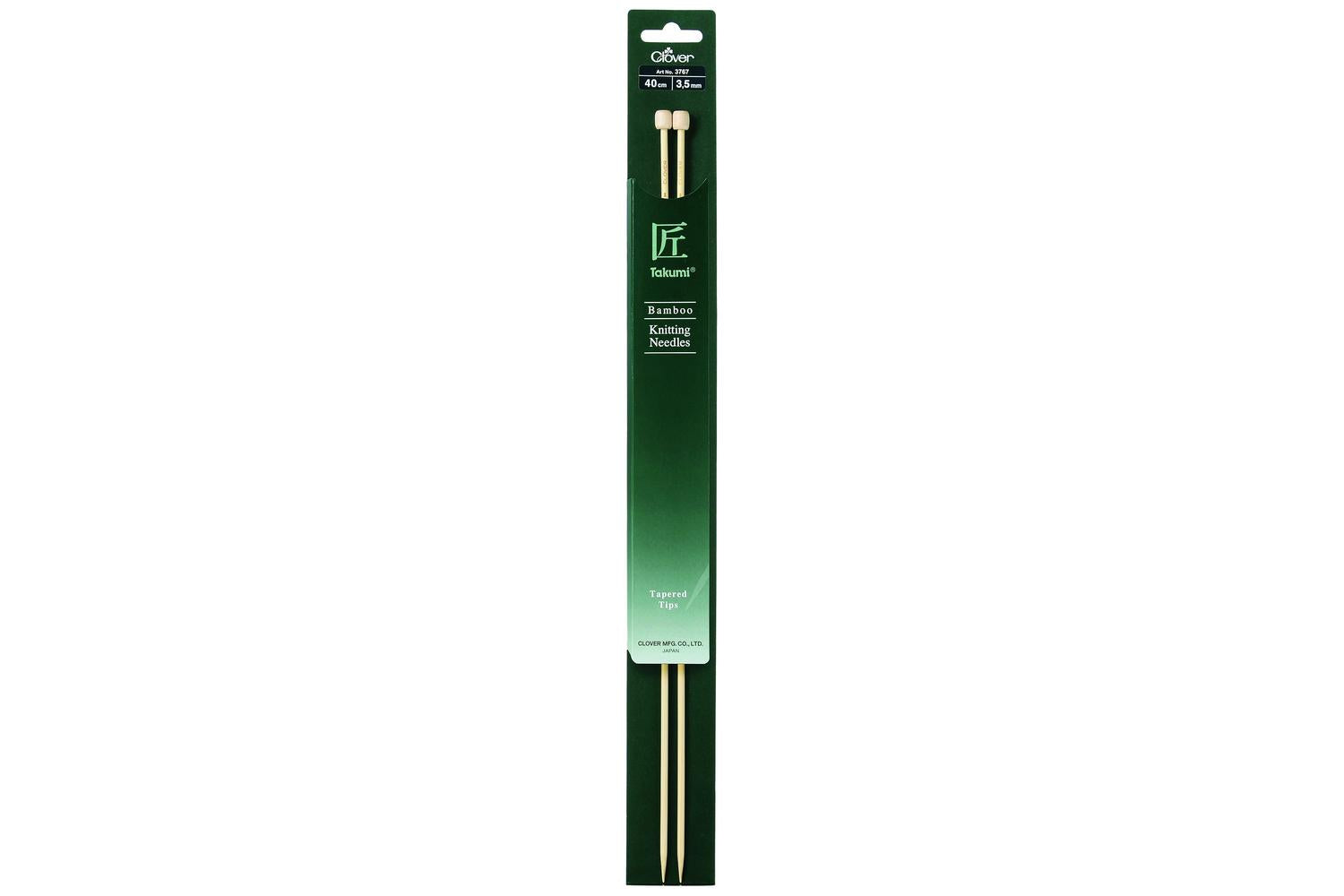 Clover Gro-cl3767 - Knitting Pins Single-ended Takumi Bamboo