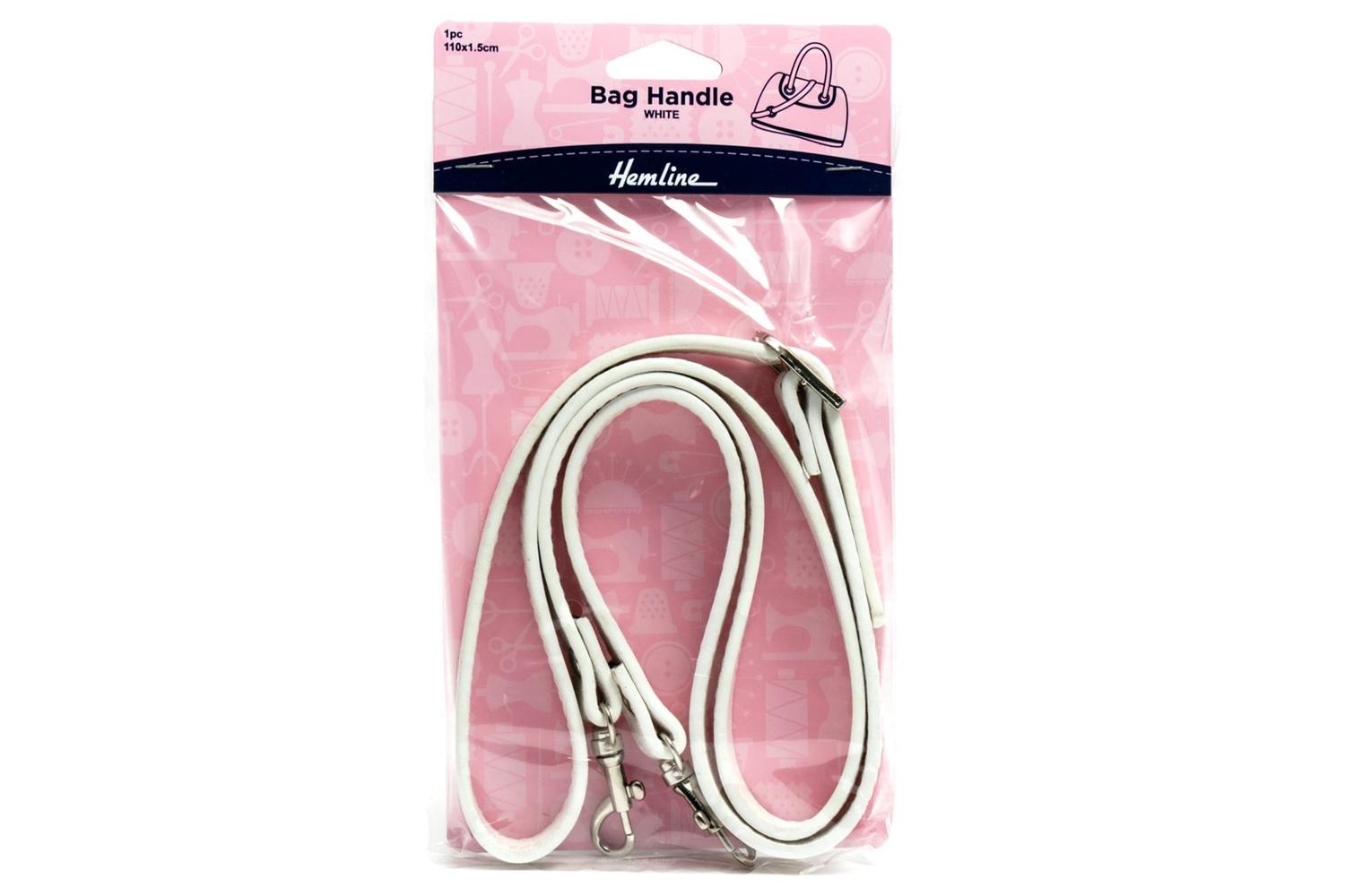 Hemline Gro-h4512.wh - Hl Bag Handle 110cm - Bag Handle 110c