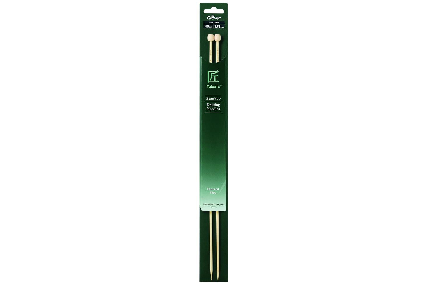 Clover Gro-cl3768 - Knitting Pins Single-ended Takumi Bamboo