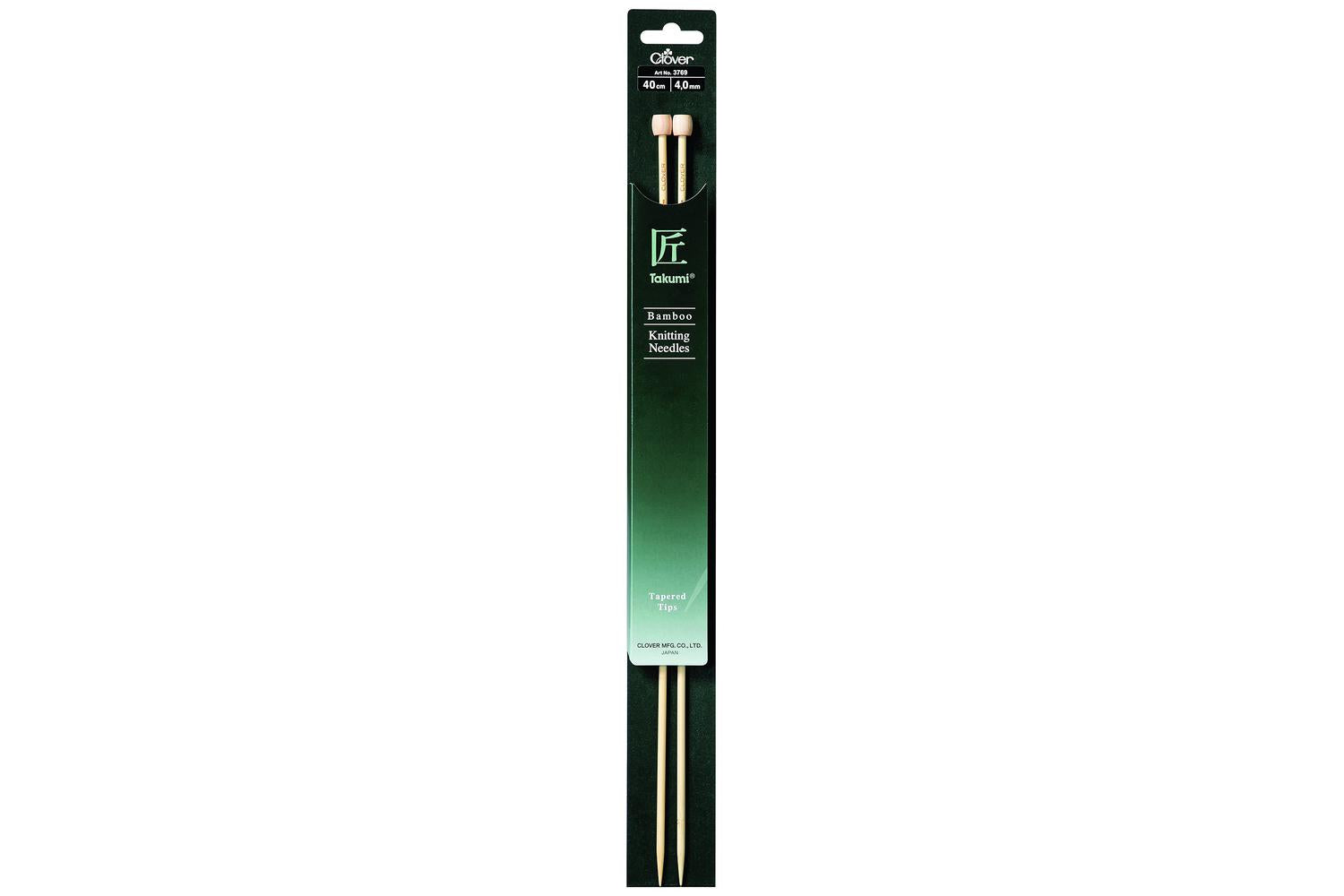 Clover Gro-cl3769 - Knitting Pins Single-ended Takumi Bamboo