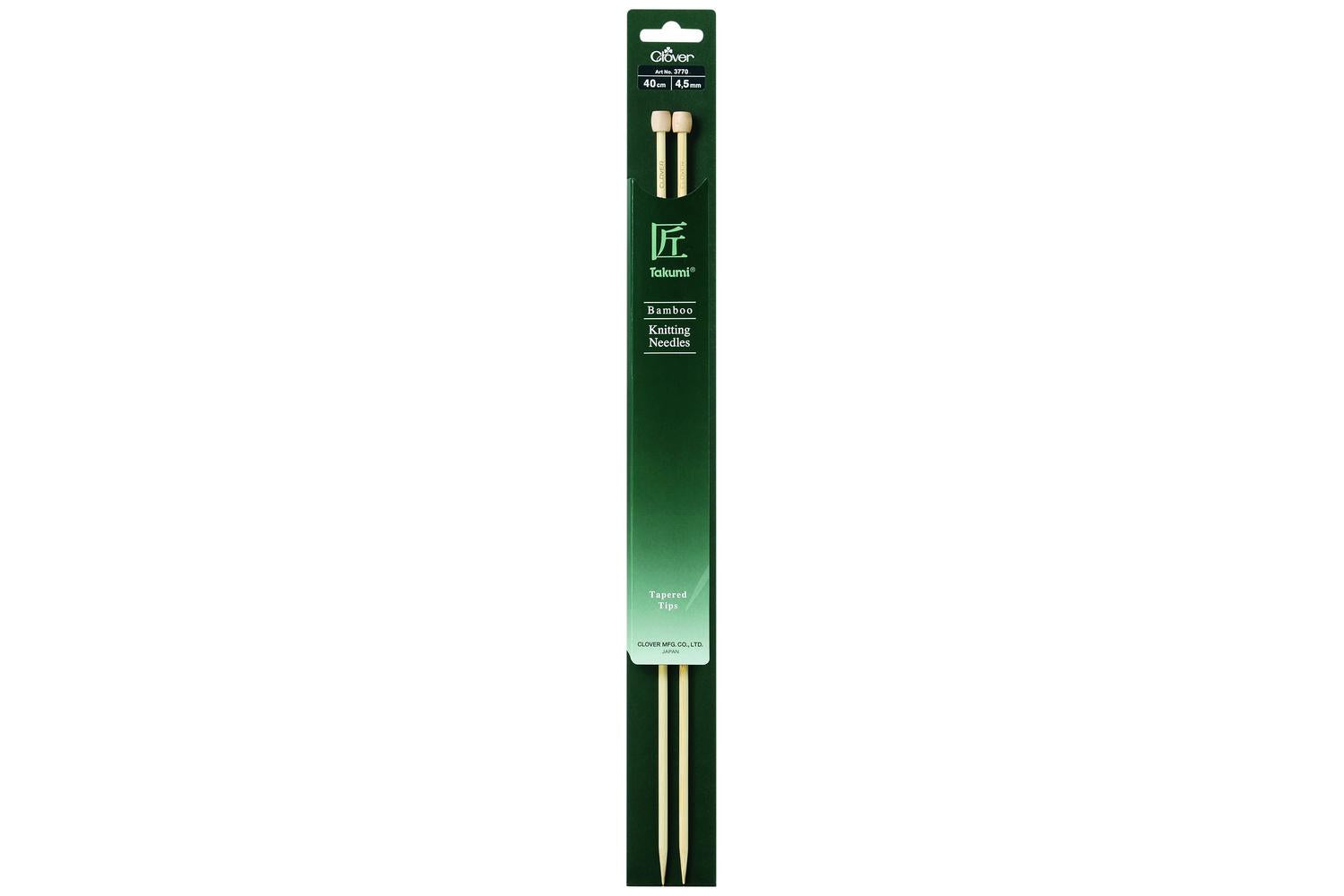 Clover Gro-cl3770 - Knitting Pins Single-ended Takumi Bamboo