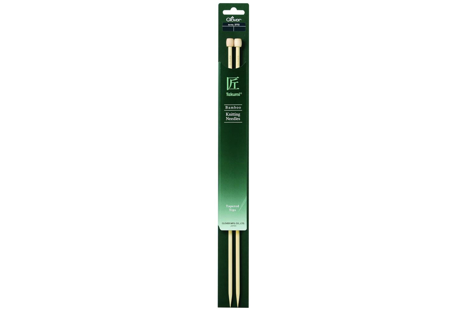 Clover Gro-cl3772 - Knitting Pins Single-ended Takumi Bamboo