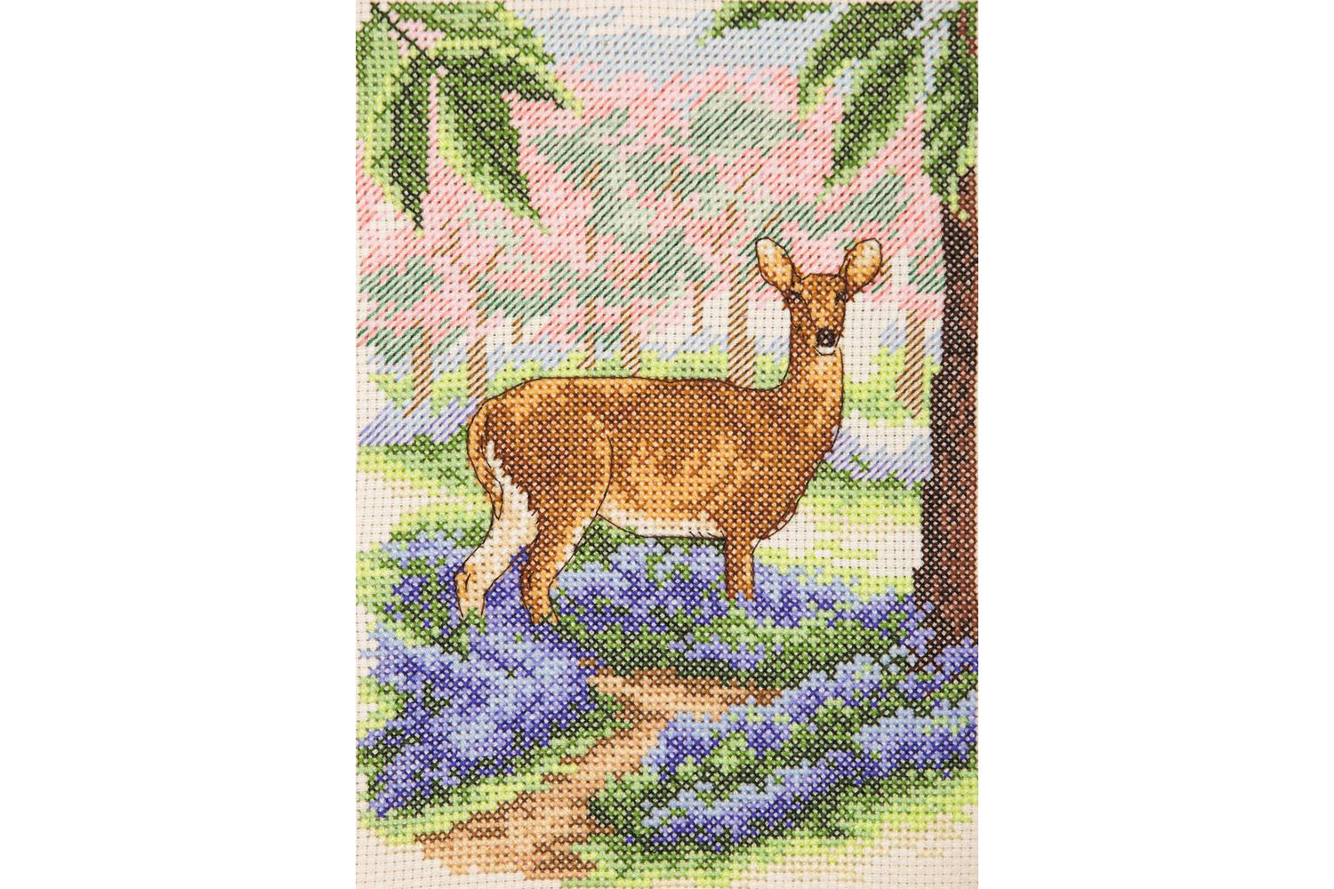 Anchor Gro-ak138 - Deer - Counted Cross Stitch Kit Essential-2