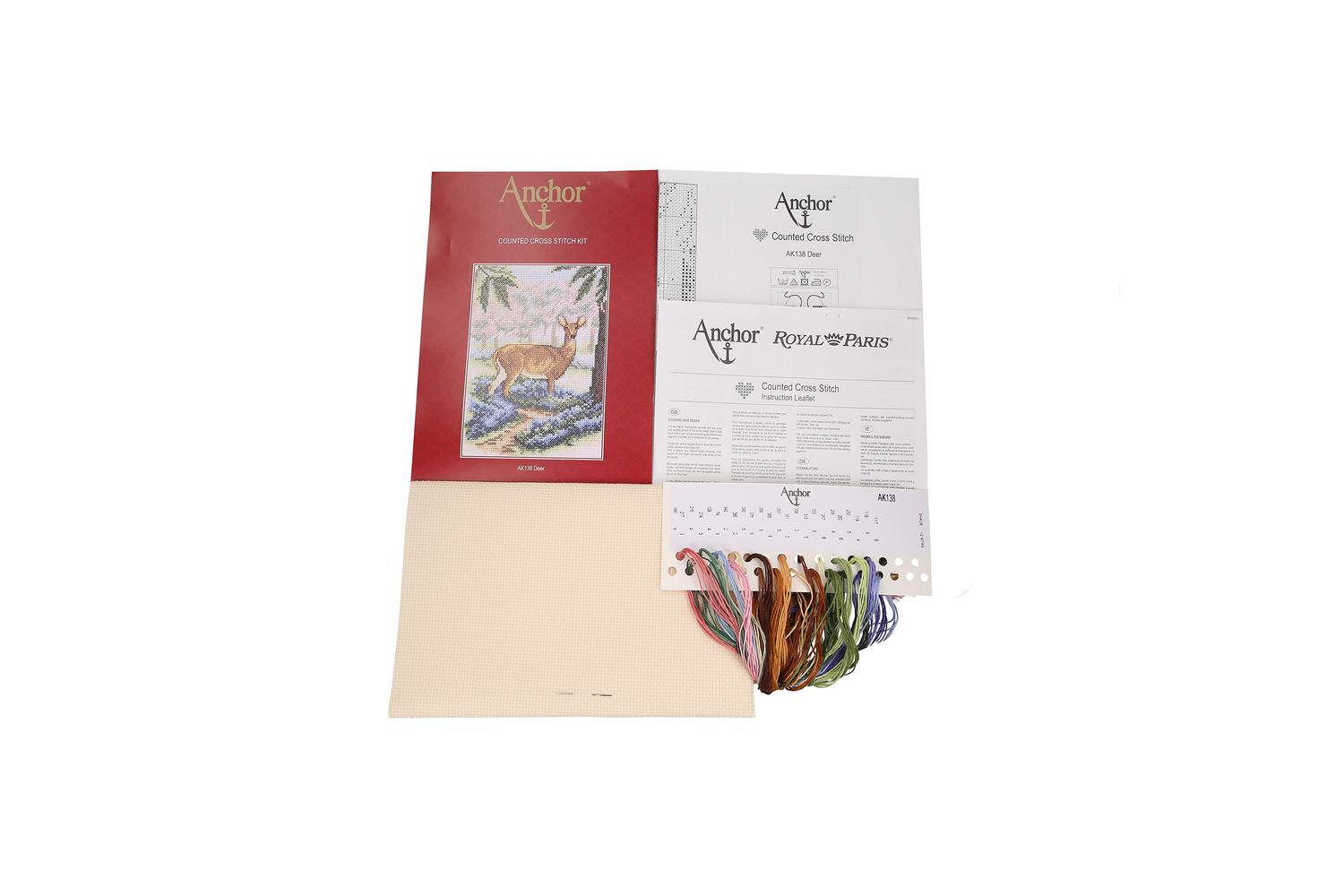 Anchor Gro-ak138 - Deer - Counted Cross Stitch Kit Essential-4