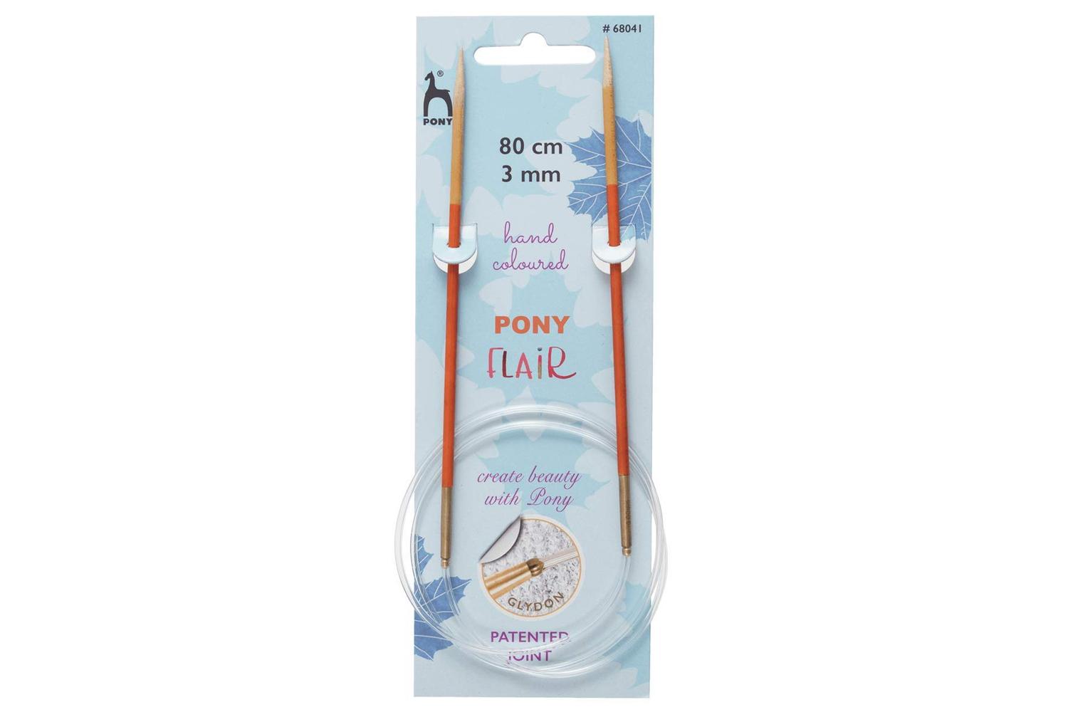 Pony Gro-p68041 - Knitting Pins Circular Fixed Hand Coloured