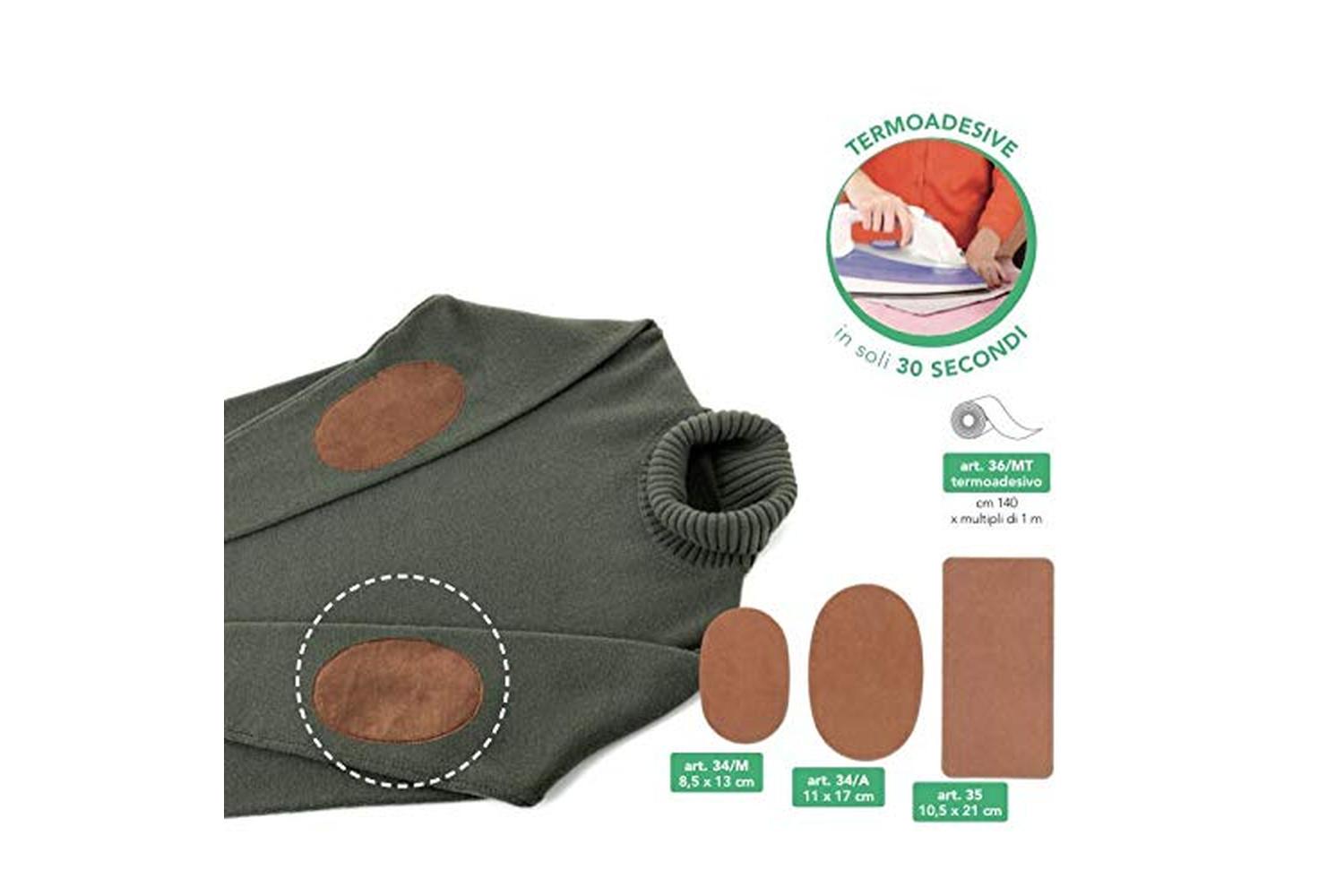 Marbet Gro-mb34m.028 - Mini Patches Iron-on Microfiber Suede-2