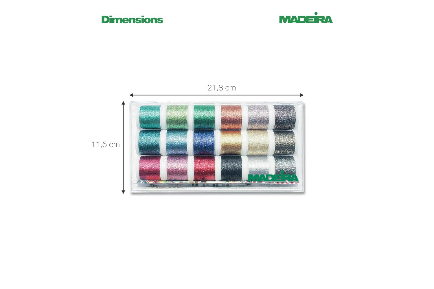 Madeira Gro-8020 - Cbox Supertwist - Clear Box Metallic Supe-3