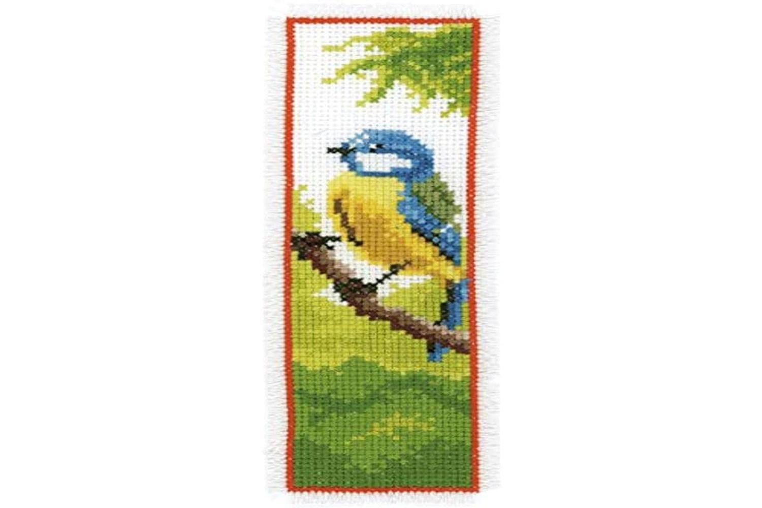Vervaco Gro-pn-0011274 - Bmark Blue Tit - Counted Cross Stit