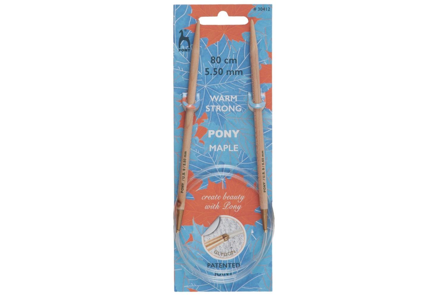 Pony Gro-p30412 - Maple Ckp 80cmx550 - Knitting Pins Circula