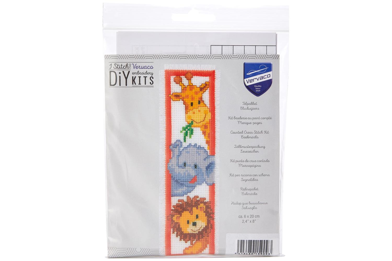 Vervaco Gro-pn-0011278 - Bmark Zoo Animals - Counted Cross S