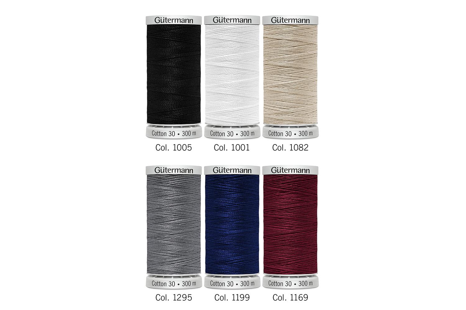 Gutermann Gro-734022\1 - Tset Cotton 30 Pk6 - Thread Set Cot-4