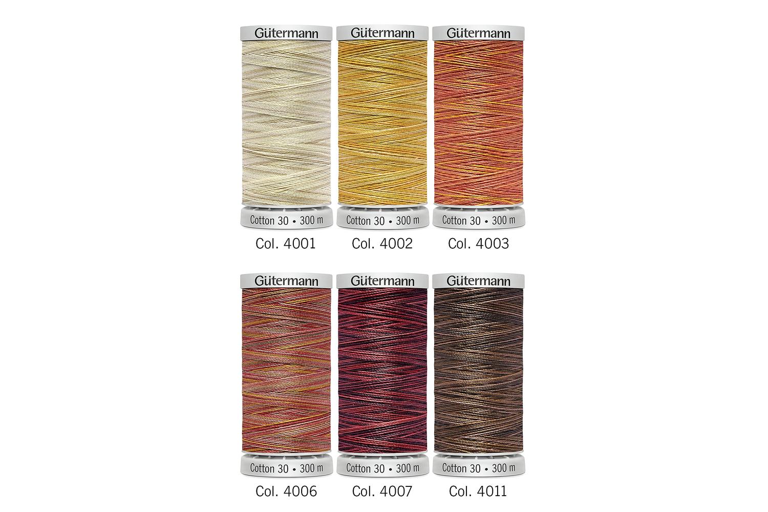 Gutermann Gro-734022\2 - Tset Cotton 30 Pk6 - Thread Set Cot-4