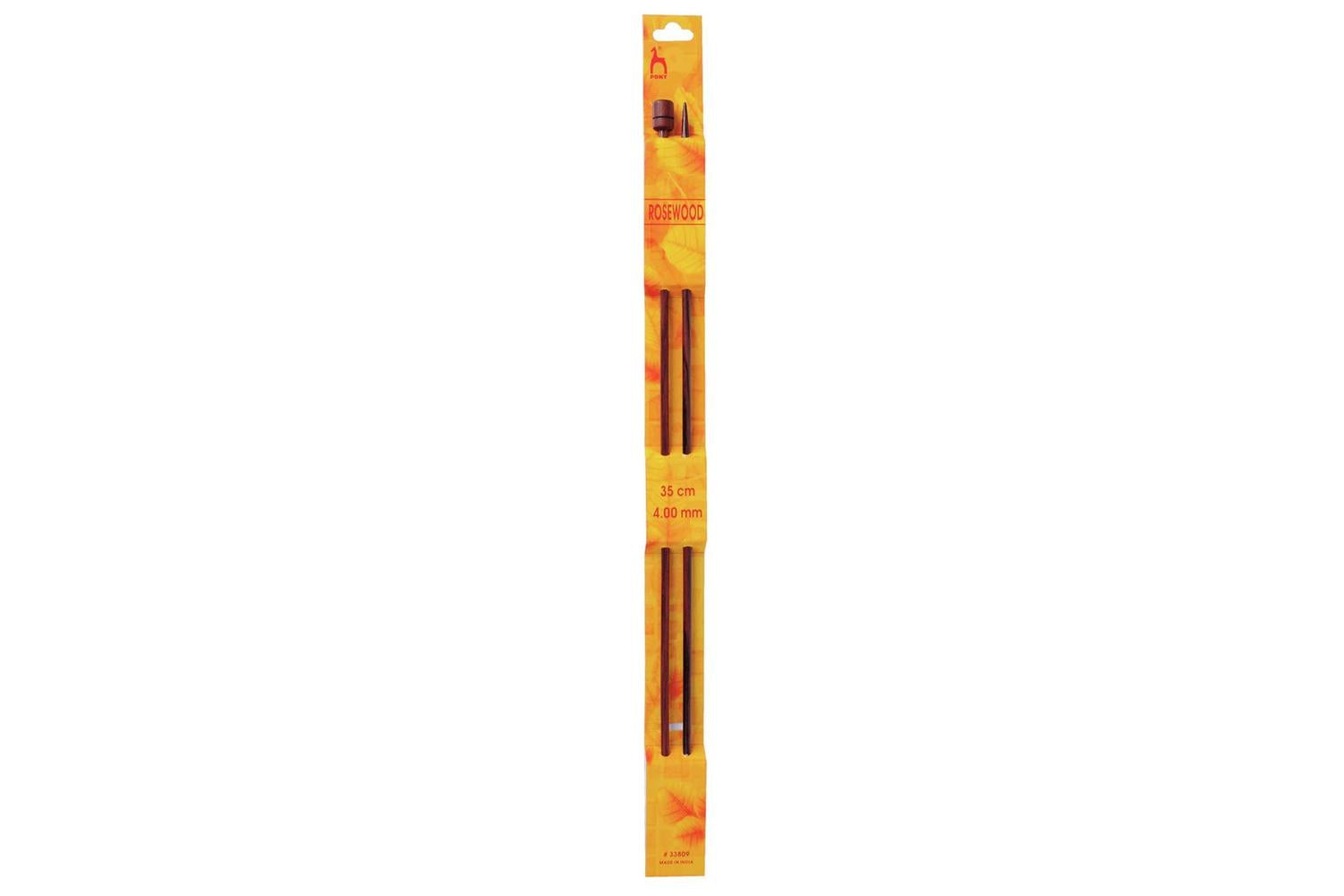 Pony Gro-p33809 - Rwood 35cmx400mm - Knitting Pins Single-en