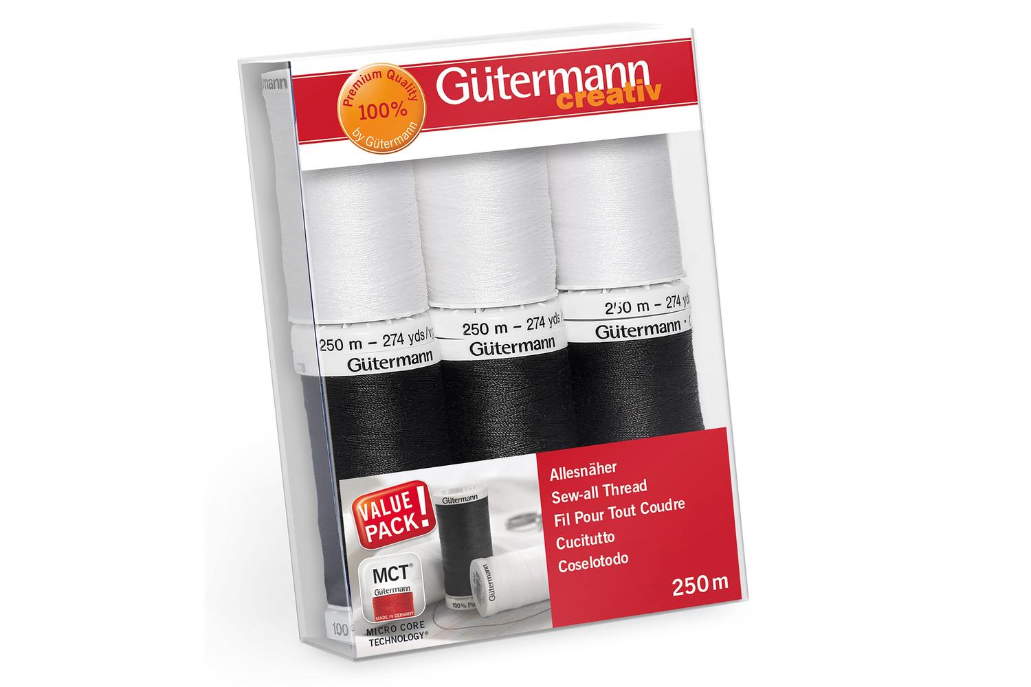 Gutermann Gro-734000\6 - Tset Sew-all 6x250m - Thread Set Se