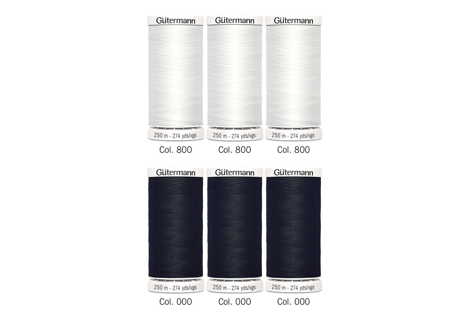 Gutermann Gro-734000\6 - Tset Sew-all 6x250m - Thread Set Se-4