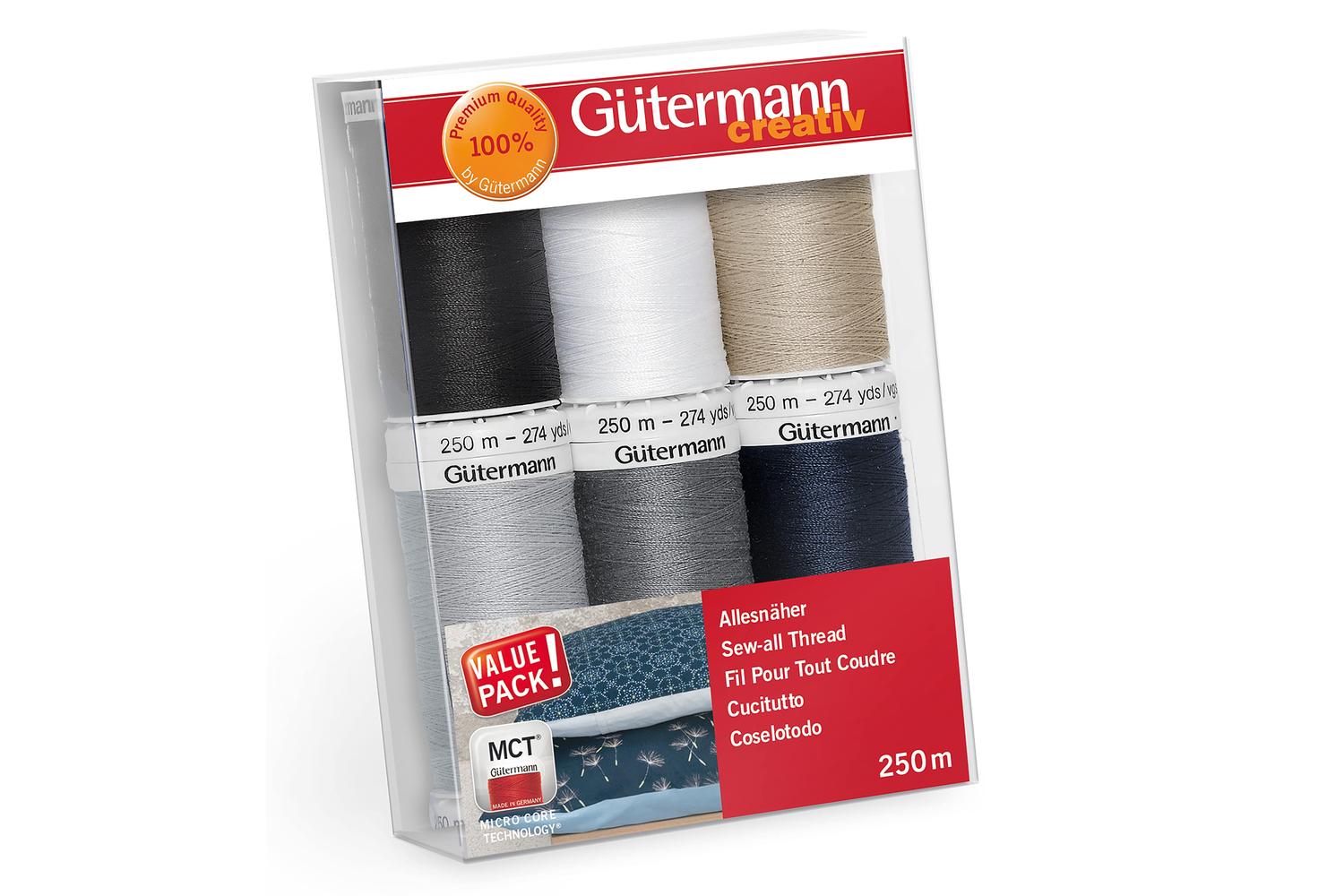 Gutermann Gro-734000\1 - Tset Sew-all 6x250m - Thread Set Se