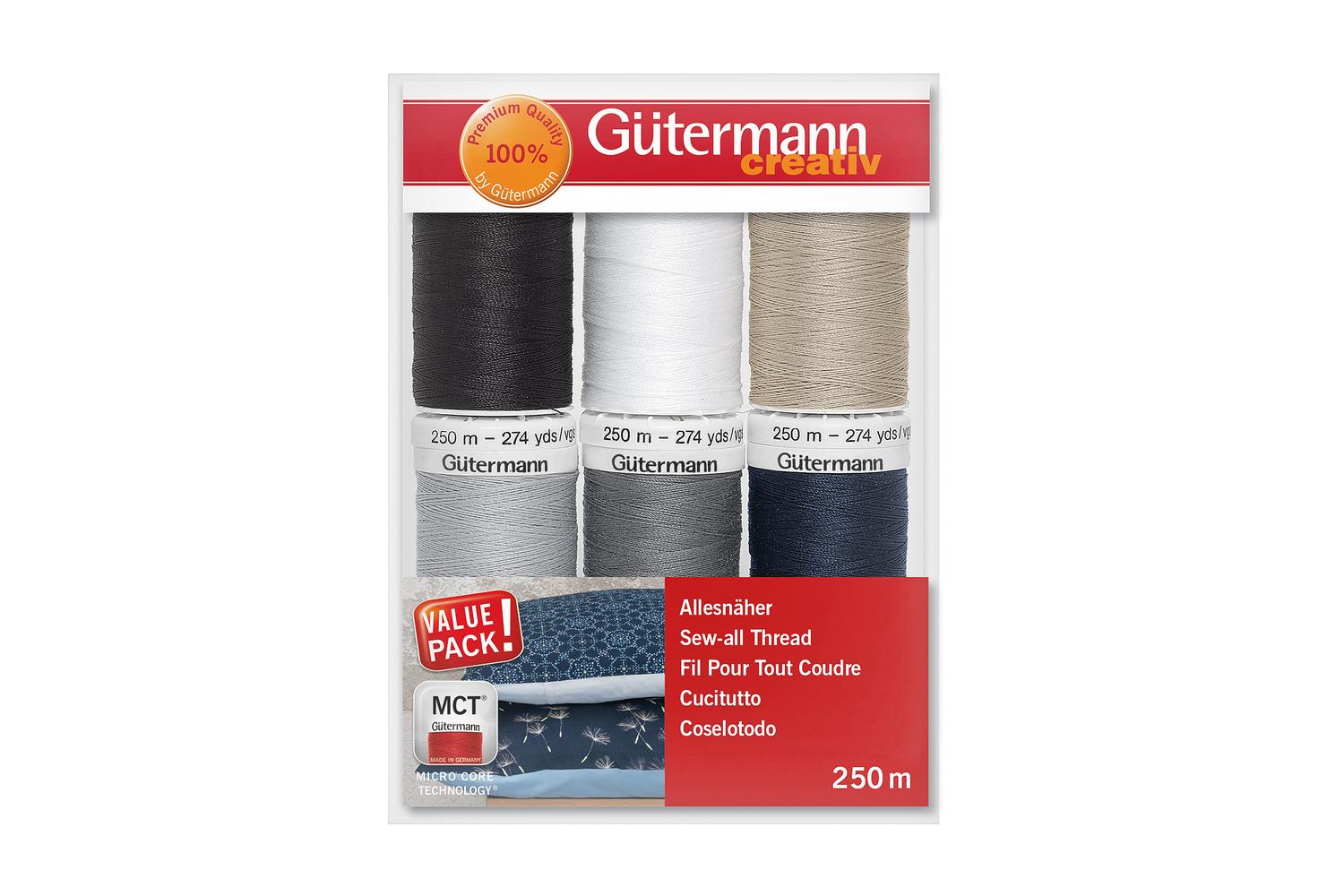 Gutermann Gro-734000\1 - Tset Sew-all 6x250m - Thread Set Se-2