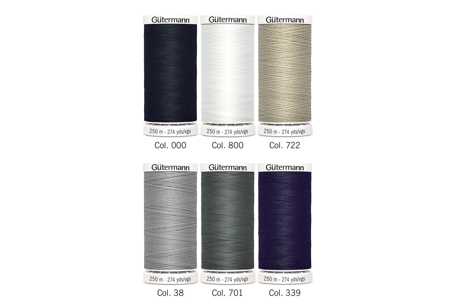 Gutermann Gro-734000\1 - Tset Sew-all 6x250m - Thread Set Se-4