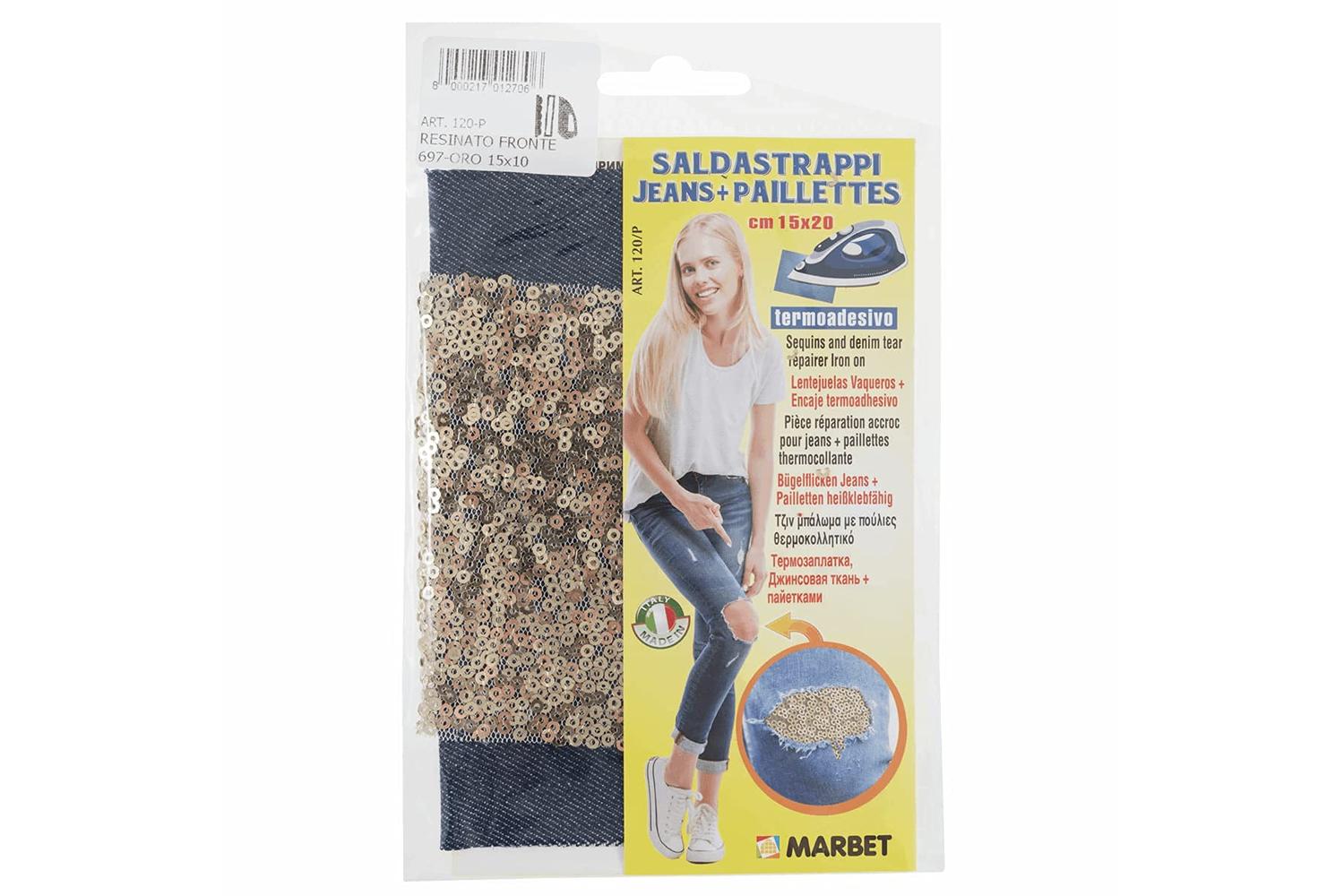Marbet Gro-mb120p.697 - Denim Patches With Sequins Iron-on 2-4