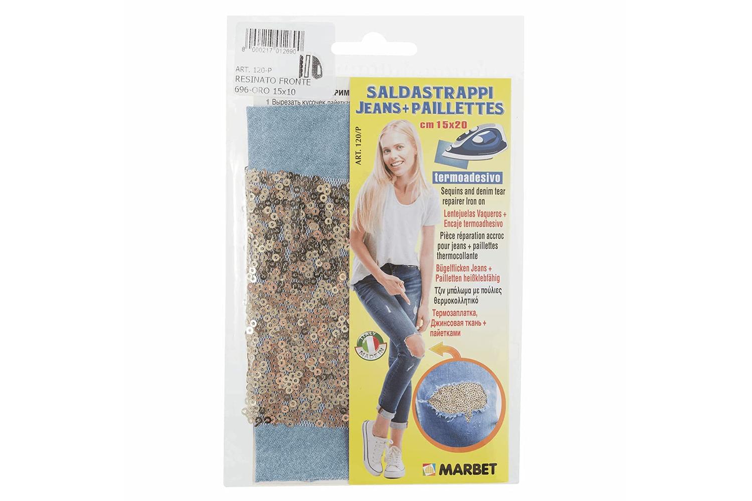 Marbet Gro-mb120p.696 - Denim Patches With Sequins Iron-on 2-3
