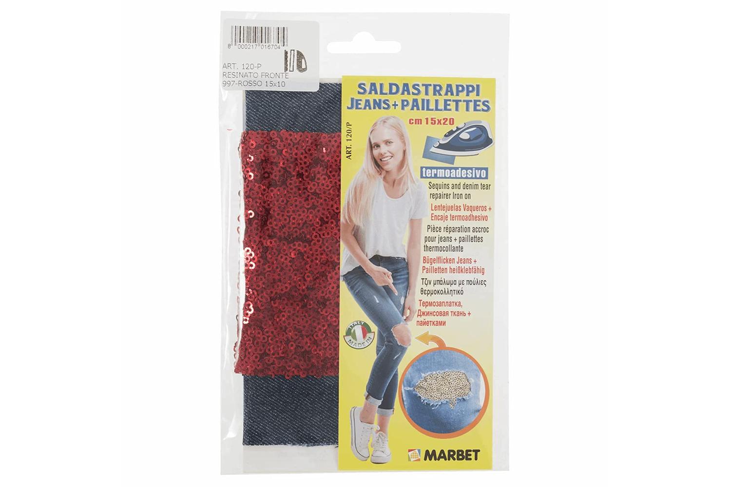 Marbet Gro-mb120p.997 - Denim Patches With Sequins Iron-on 2-4