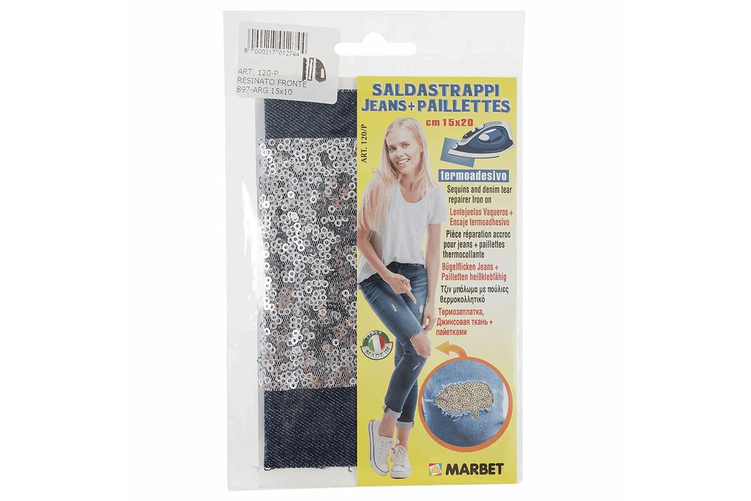 Marbet Gro-mb120p.897 - Denim Patches With Sequins Iron-on 2-4