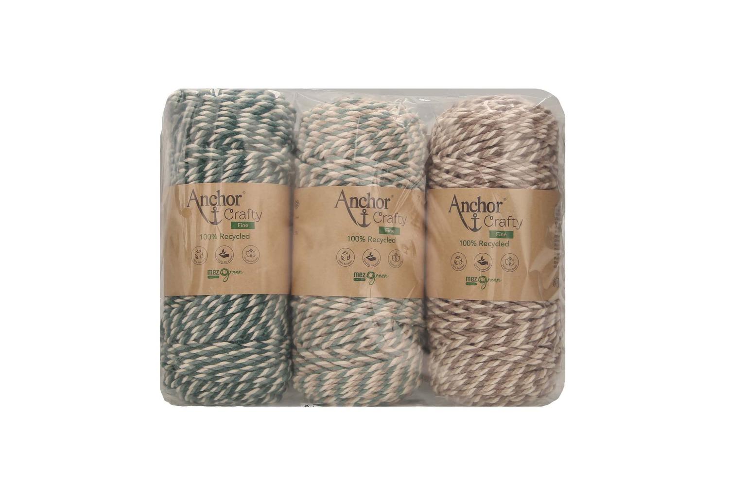 Anchor Gro-a28cr03\9064 - Crochet Yarn Crafty Fine Assortmen