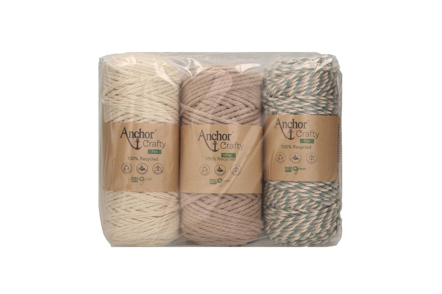 Anchor Gro-a28cr03\9062 - Crochet Yarn Crafty Fine Assortmen