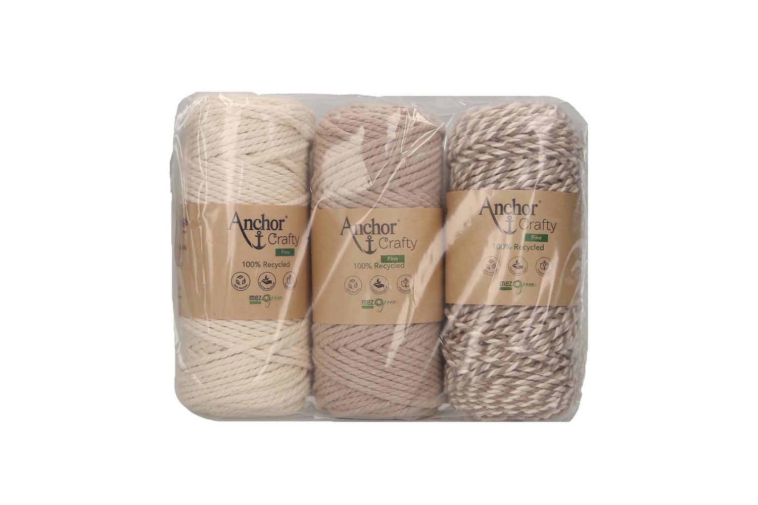 Anchor Gro-a28cr03\9063 - Crochet Yarn Crafty Fine Assortmen