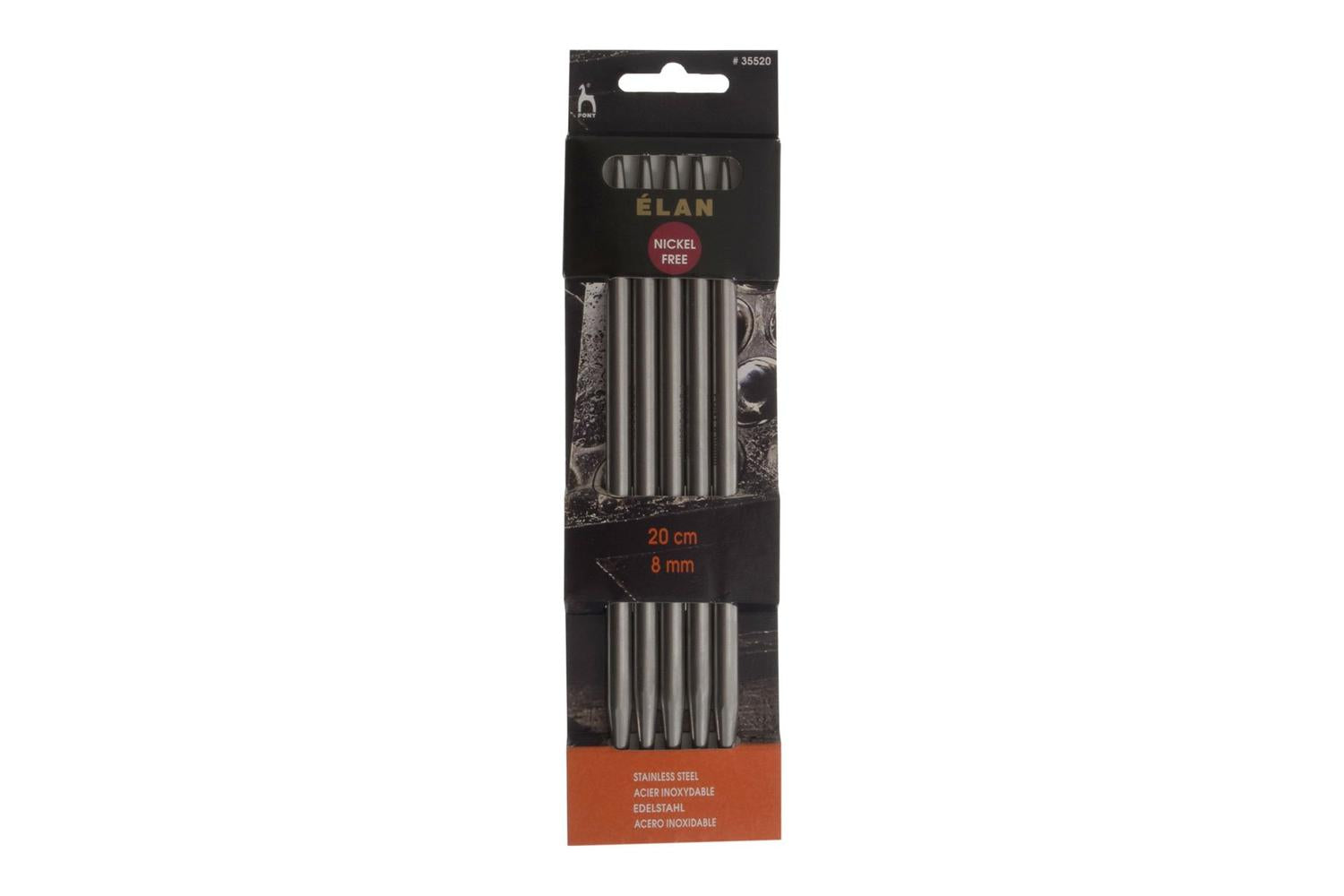 Pony Gro-p35520 - Ss Kp De 20cmx800 - Knitting Pins Double-e
