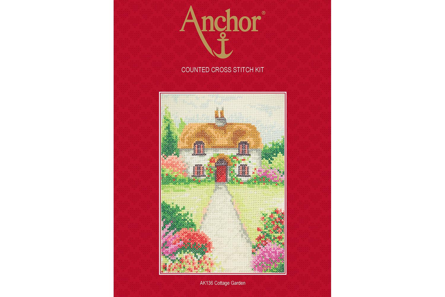 Anchor Gro-ak136 - Cottage Garden Kit - Counted Cross Stitch