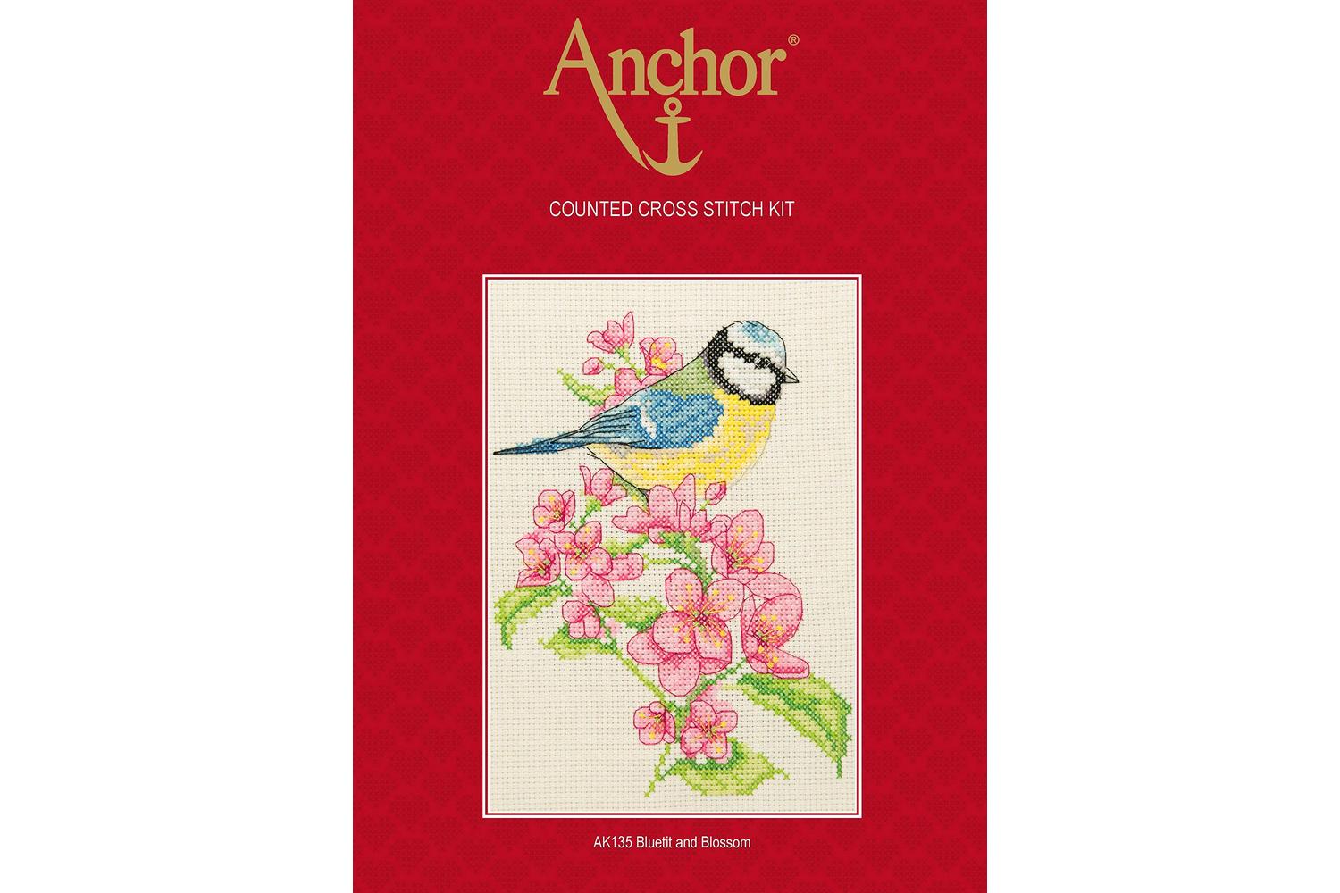 Anchor Gro-ak135 - Bluetit And Blossom - Counted Cross Stitc