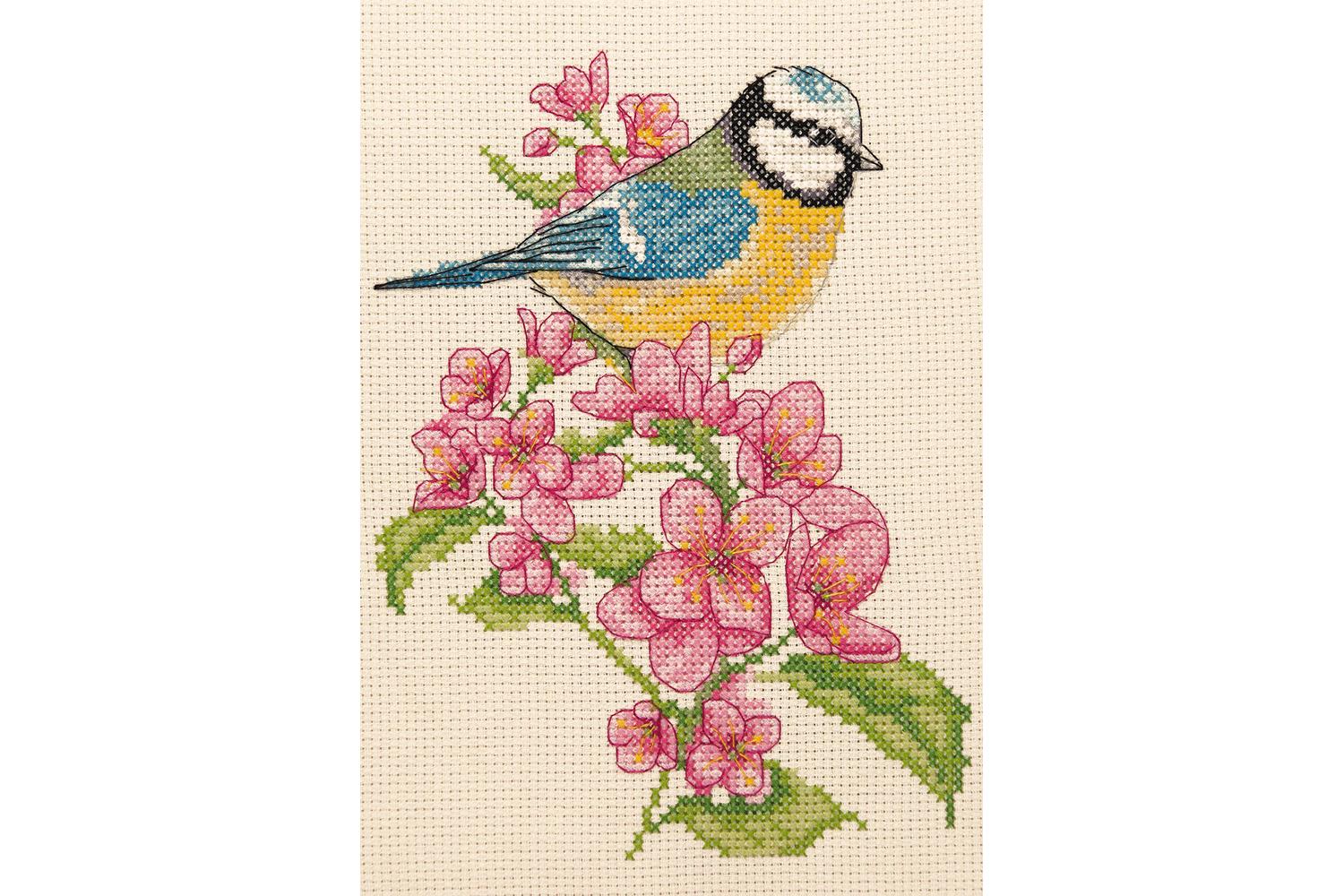 Anchor Gro-ak135 - Bluetit And Blossom - Counted Cross Stitc-2
