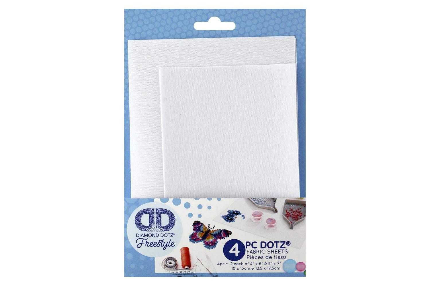 Diamond Dotz Gro-dda.066 - Fabric Plain Pk4 - Diamond Dotz