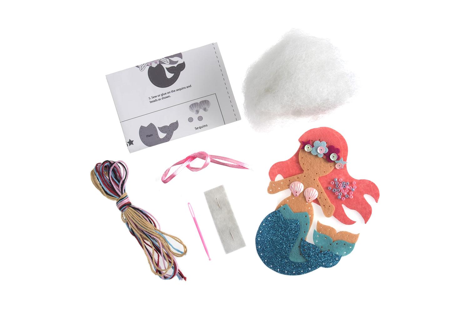 Trimits Gro-gck060 - Felt Kit Mermaid - Felt Decoration Kit-2