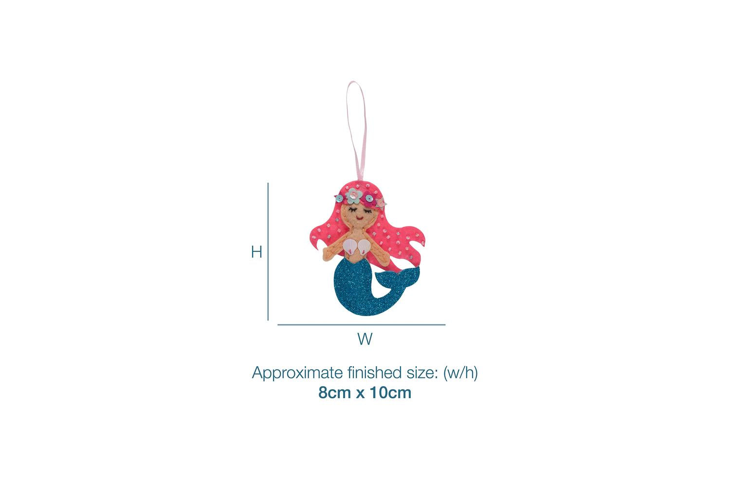 Trimits Gro-gck060 - Felt Kit Mermaid - Felt Decoration Kit-4