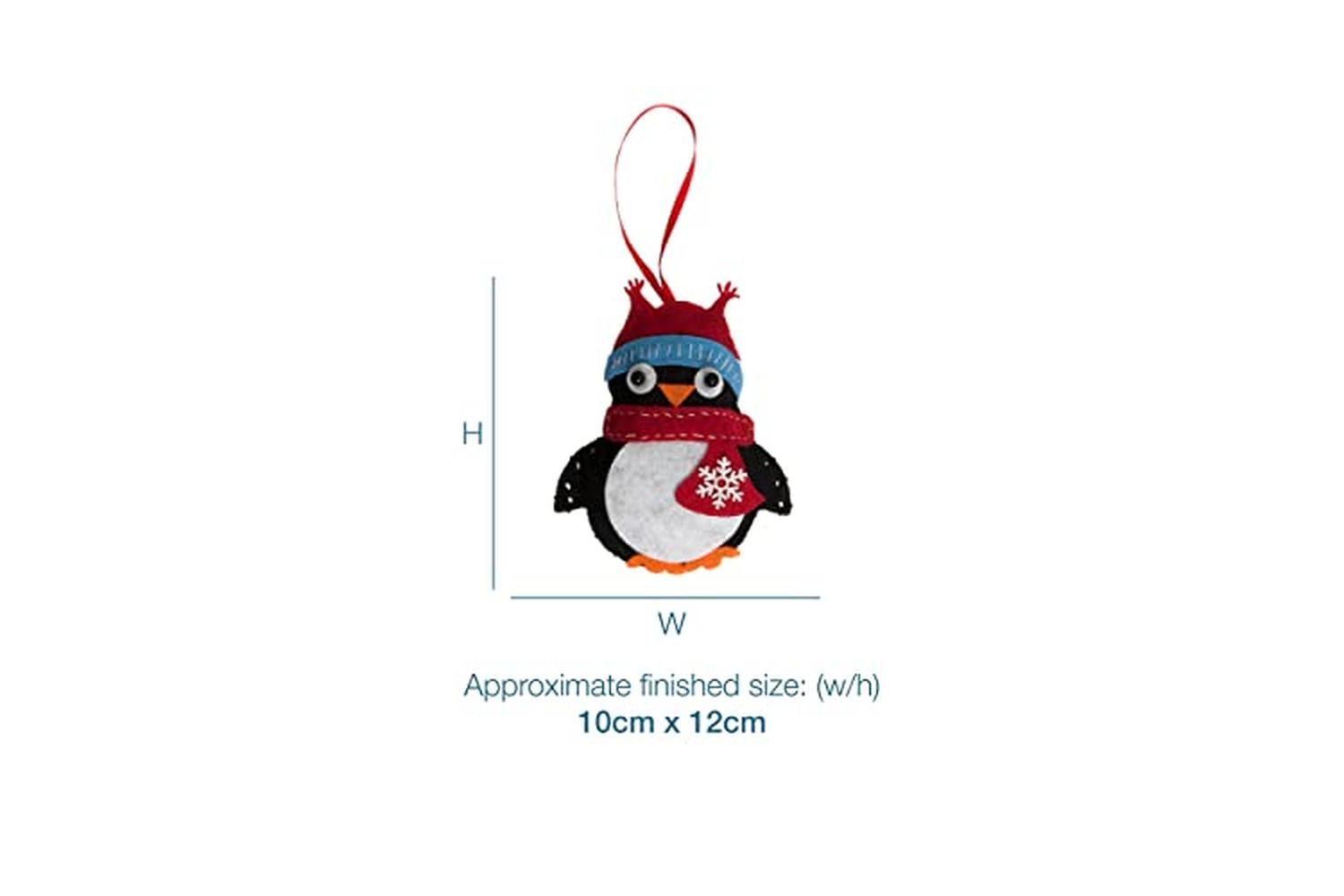 Trimits Gro-gck004 - Felt Kit Penguin - Felt Decoration Kit-4