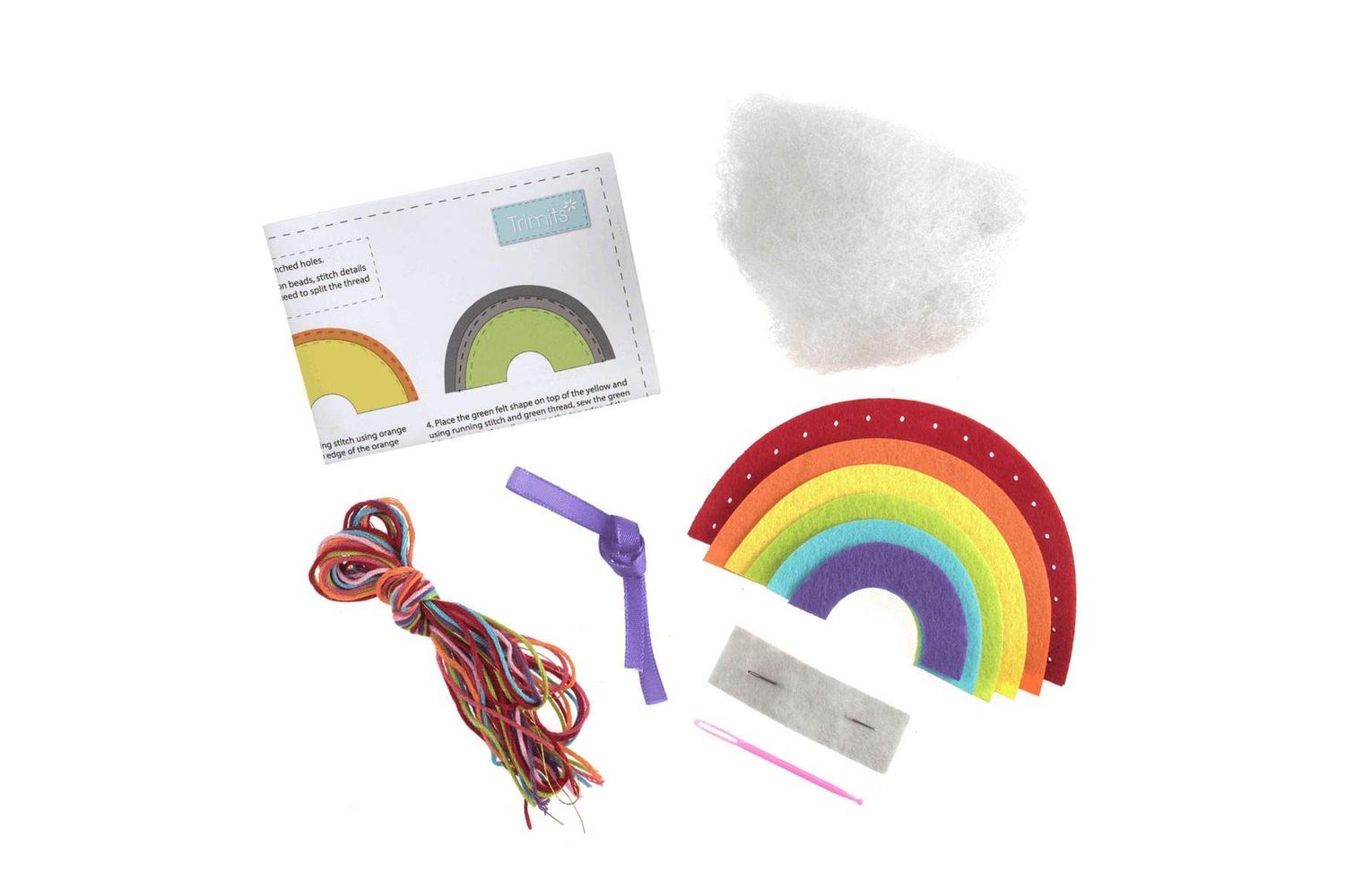 Trimits Gro-gck061 - Felt Kit Rainbow - Felt Decoration Kit-3