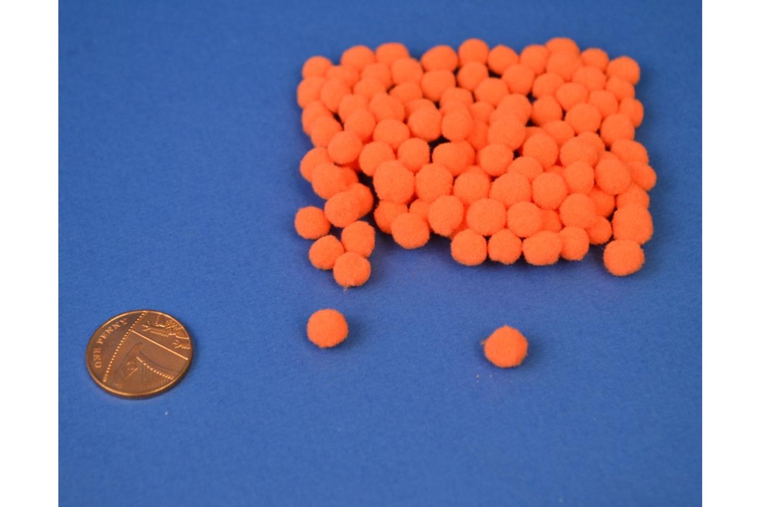 Trimits Gro-pp1\o - Pom-poms 14in Pk100 - Pom Poms 07cm Oran-2