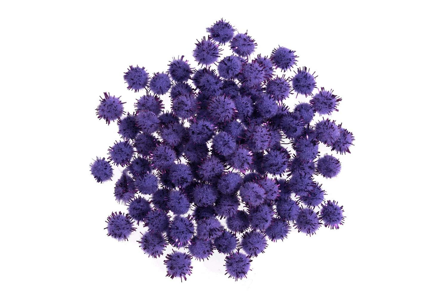 Trimits Gro-pp96 - Pom-poms 14in Pk100 - Pom Poms 07cm Metal