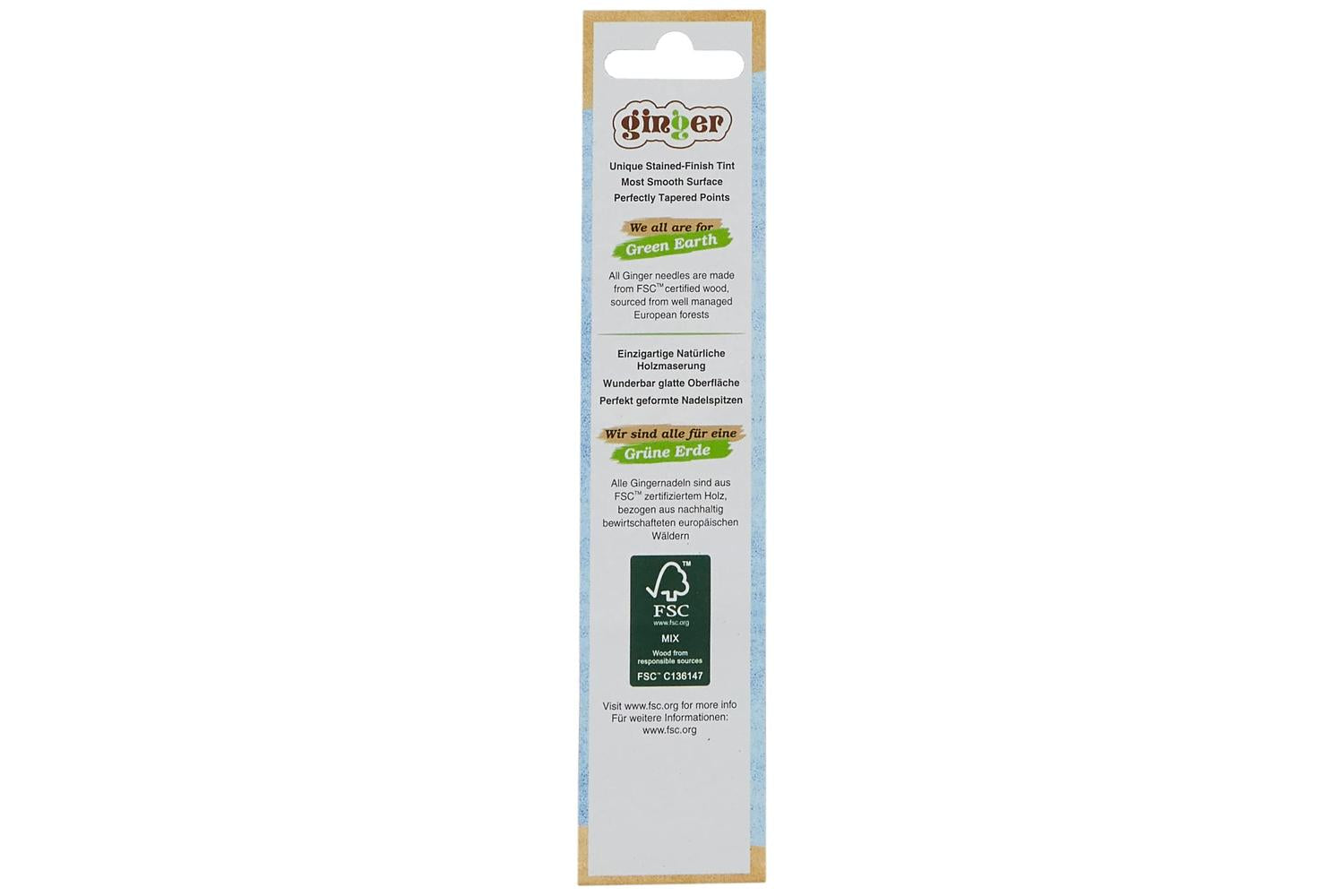 Knitpro Gro-kp31206 - Ginger N Ic 450 - Ginger Knitting Pins-4
