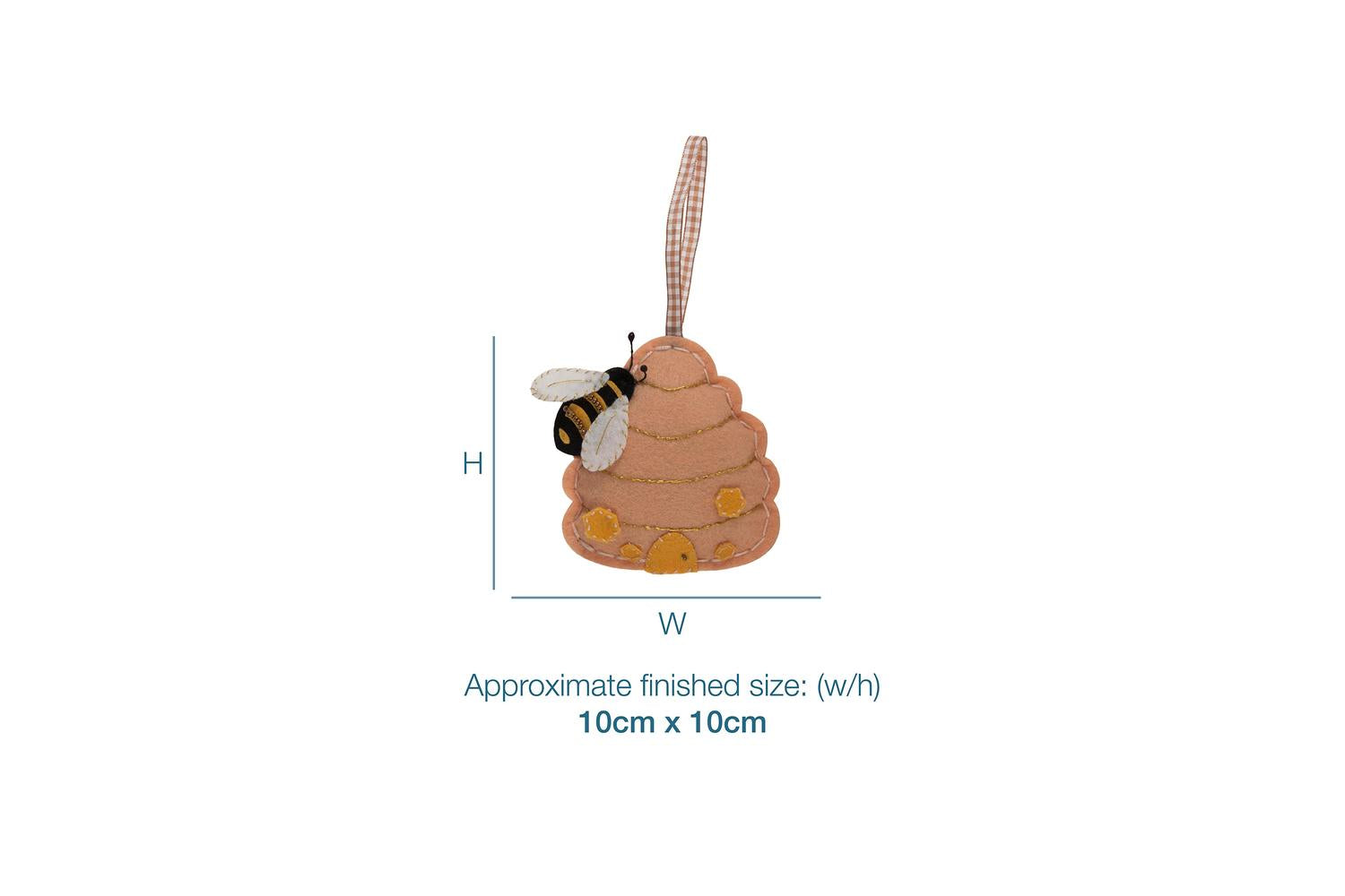 Trimits Gro-gck059 - Felt Kit Bee Hive - Felt Decoration Kit-4