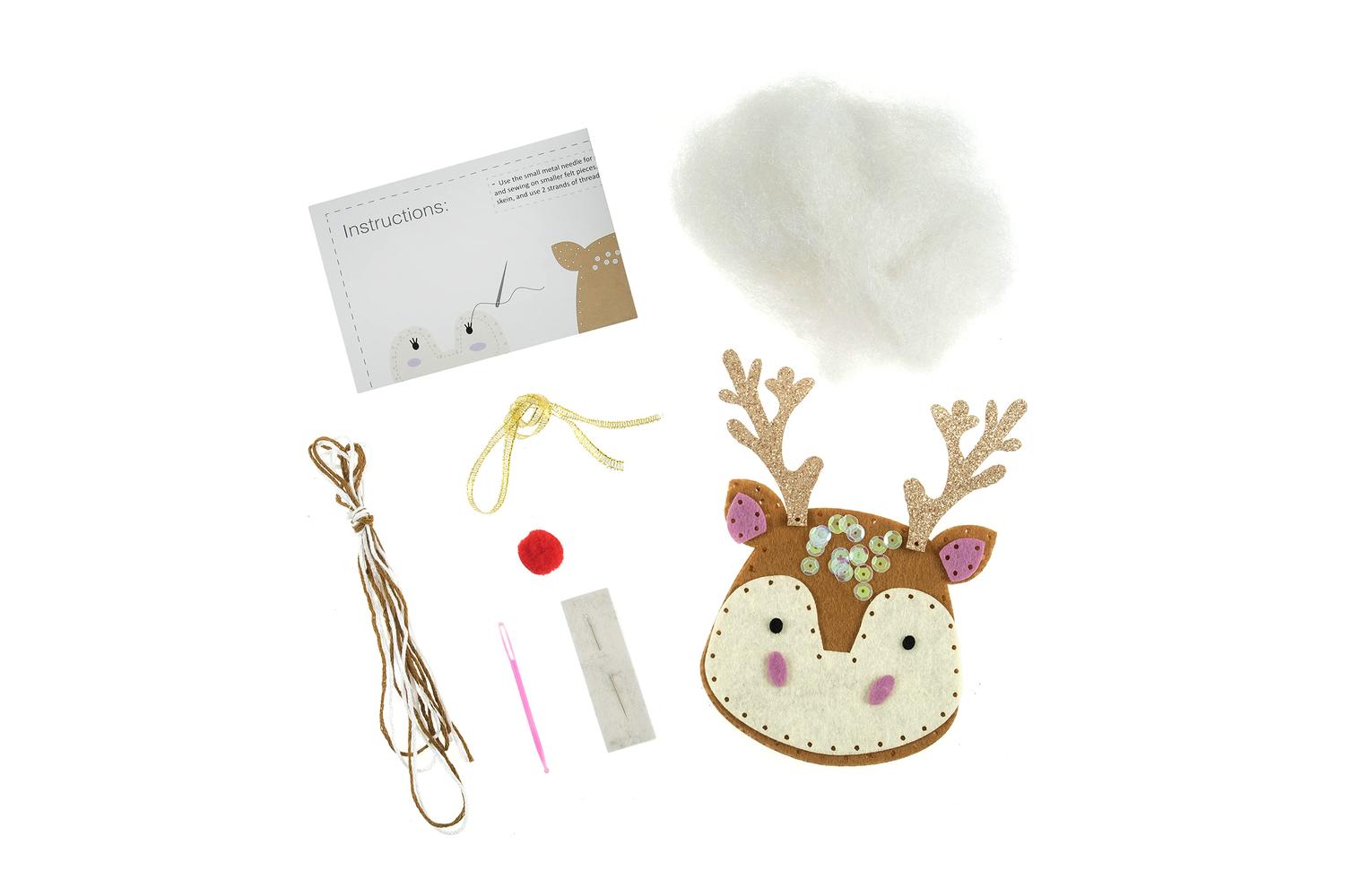 Trimits Gro-gck138 - Felt Kit Reindeer - Felt Decoration Kit-2