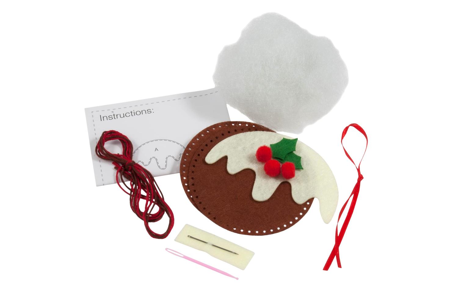 Trimits Gro-gck025 - Felt Kit Xmas Pud - Felt Decoration Kit-2