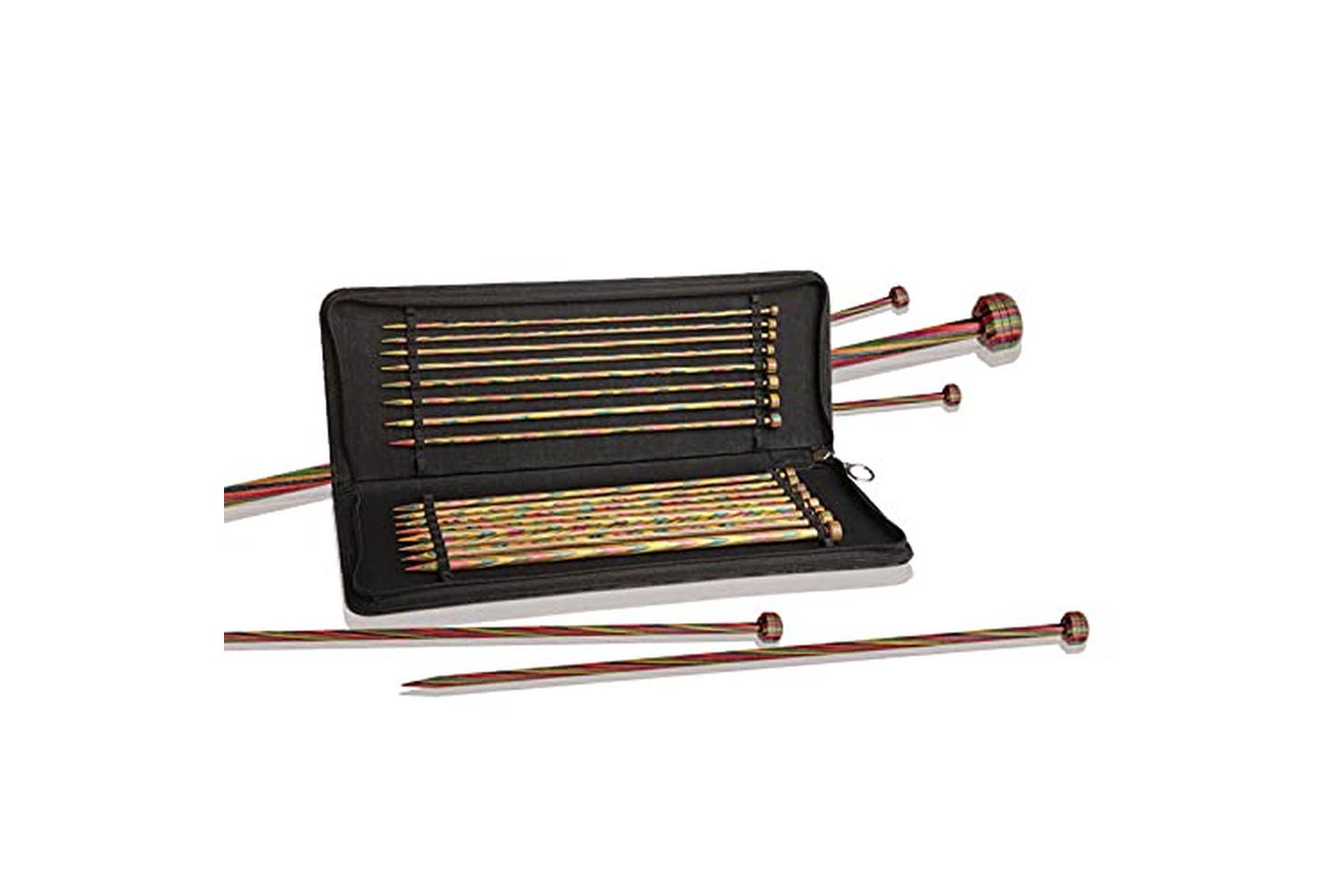 Knitpro Gro-kp10742 - Fabric Knitting Pin Case Black Jacquar-3