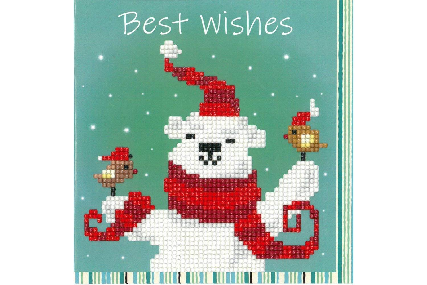 Vervaco Gro-pn-0183278 - Gcard Happy Bear - Diamond Painting