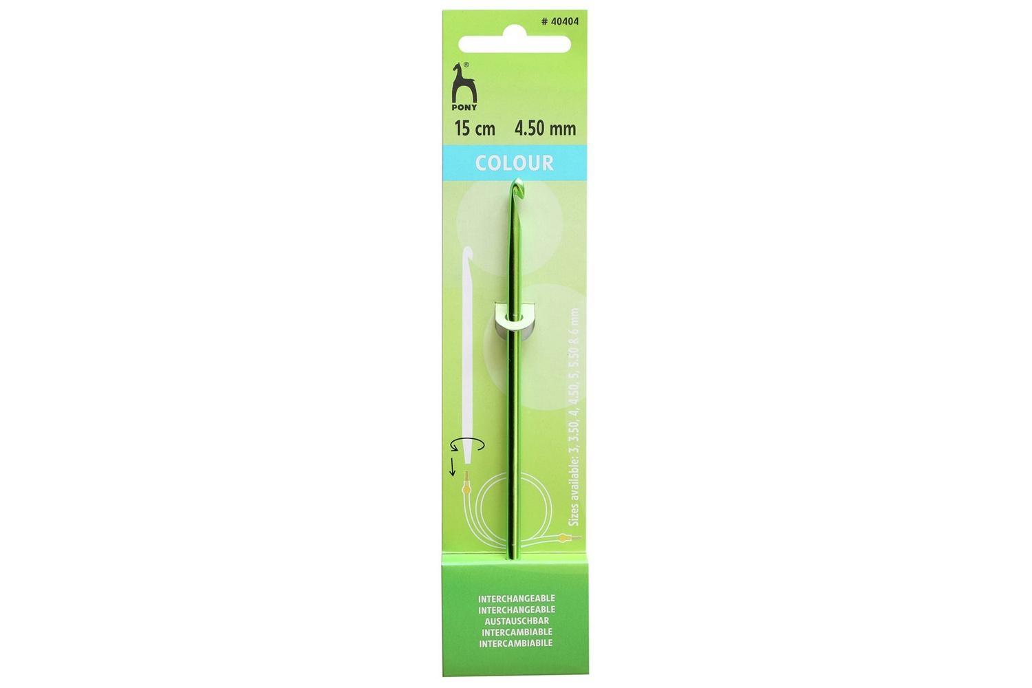 Pony Gro-p40404 - Crochet Hook Interchangeable Mid Green 15c