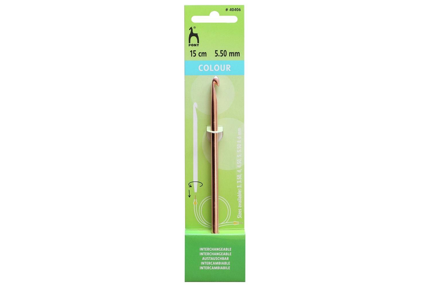 Pony Gro-p40406 - Cl Chk Al 15cmx550 - Crochet Hook Intercha